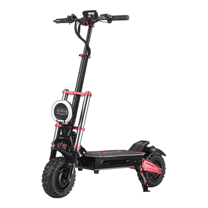 Foldable Off-road Tires Two-wheel Electric Scooter 6000W Motor 60V 38Ah With RGB Colour Lights, Shock Absorption and Smart App Control On Sale