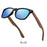 Natural Wooden TR90 Black Frames Polarized Sunglasses On Sale