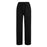 Women Fashion Low Waisted Comfy Black Cotton Linen Straight Leg Sweatpants On Sale