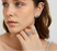 925 Sterling Silver White Gold Plated Enamel Whale Adjustable Rings And Earrings Jewelry Set On Sale