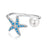925 Sterling Silver Ocean Marine Life Starfish And Pearl Theme Open Rings Collection On Sale