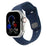 Midnight Blue Irregular Shape Adjustable Silicone Sporty Watch Band Compatible with Apple Watch 38mm–49mm On Sale | Replacement Watch Band Compatible with Apple Watch Series 1–11, SE & Ultra 