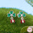 925 Sterling Silver Green Lucky Cloverleaf And Ladybug Earrings Jewelry Set On Sale