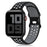 Black Gray Silicone Sport Band for Apple Watch Strap On Sale