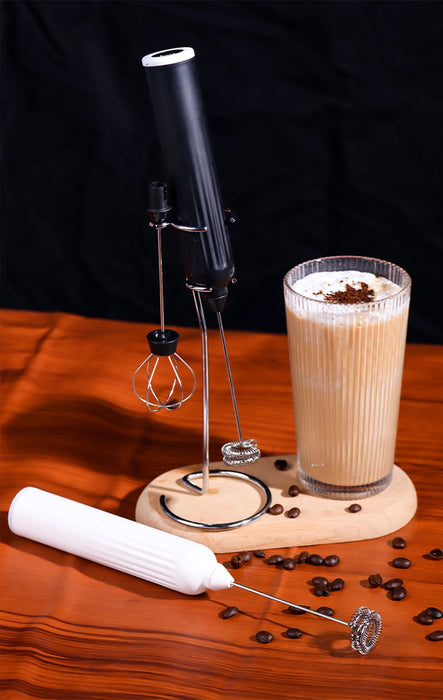 3-Speed Rechargeable Wireless Milk Frother Whisk On Sale