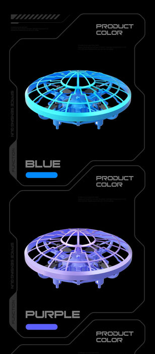 Mini Hand Gesture RC Drone with Obstacle Avoidance – Indoor Hover UFO Toy with USB Charging On Sale