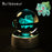 3D Crystal Glass Poke Ball Night Lights Collection Contained Inside Bulbasaur Pokemon Characters On Sale