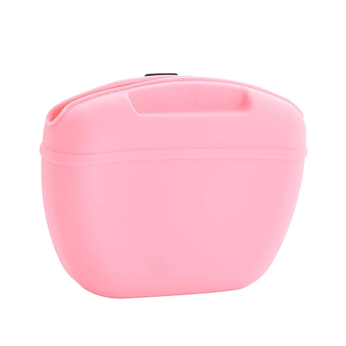 Silicone Pet Treats Waist Pink Pouch Bag On Sale