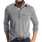 Light Gray Modern Long Sleeve Men Polo Shirt On Sale