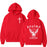 Red Unisex Faith Over Fear Graphic Vintage Style Streetwear Hoodies On Sale