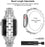 Cloverleaf Diamond Women Stainless Steel Apple Watch Bracelet For Ultra, 49mm, 46mm, 45mm, 44mm, 42mm, 41mm, 40mm, 38mm On Sale