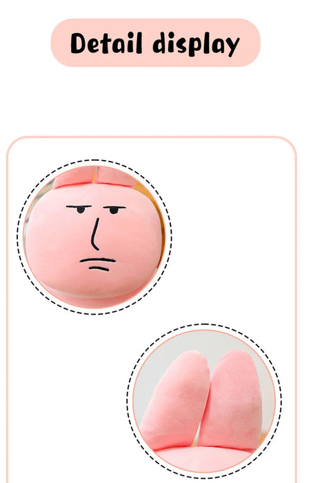 Pink Rabbit Friend Throw Pillow Plush Toy Soft Decorative Cushion Doll On Sale