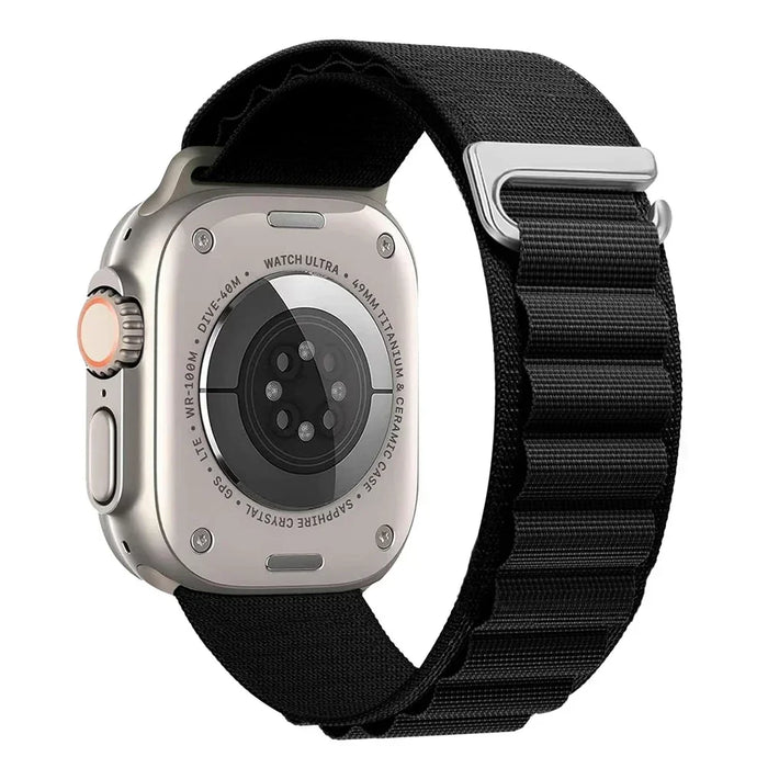 Black Alpine Loop Collection For Apple Watch Series On Sale