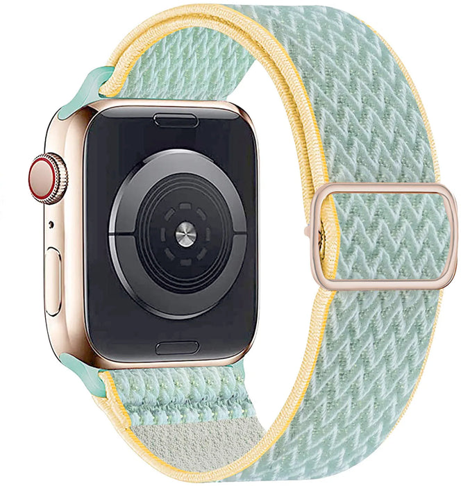 Lemon Bohemia Style Scrunchie Watch Strap For Apple Watch Band Series 49mm, 45mm, 44mm, 42mm, 41mm, 40mm, 38mm On Sale