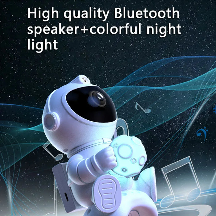 Astronaut LED Galaxy Star Projector Night Light with Bluetooth Speaker And Remote Control On Sale