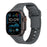 Superhero Inspired Space Gray Silicone Sport Straps For Apple Watch Series 49mm, 46mm, 45mm, 44mm, 42mm, 41mm, 40mm, 38mm On Sale