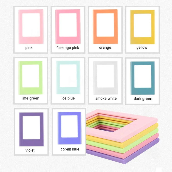 Assorted Color Magnetic Photo Frames For Fujifilm Instax Mini Film Photo On Sale