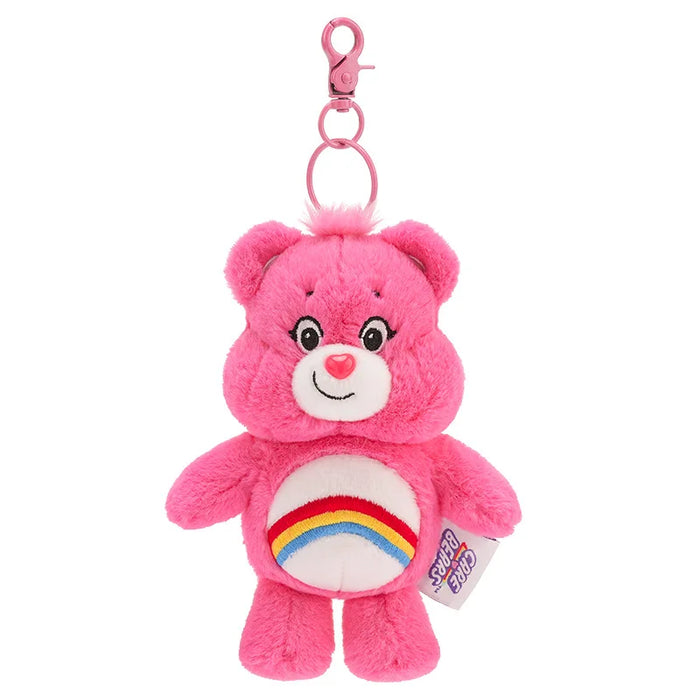 Classic Red Rainbow Care Bears Squeaky Plush Toys With Keychain On Sale