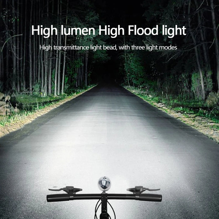 LED Retro Style Bicycle Headlamp Light - Rechargeable Or Battery Options On Sale