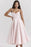 Pink A-Line Vintage Style Temperament Dress On Sale