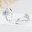 925 Sterling Silver Flower Design Hoop Earrings - Blue Lotus On Sale
