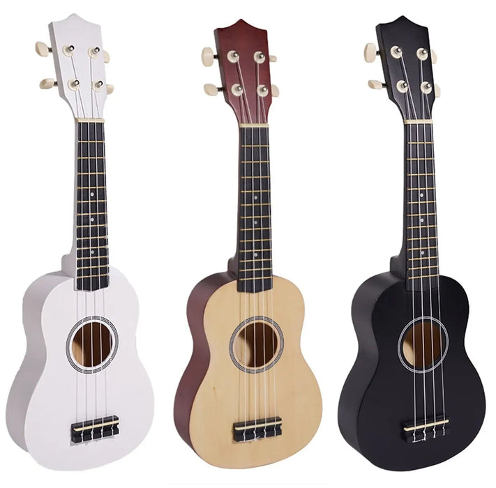 21 Inch Soprano Ukulele with Gig Bag, Tuner And Capo Beginner Acoustic Ukulele Set On Sale