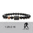 Aquarius Black Obsidian Zodiac Constellation Charm Black Onyx Natural Stone Bead Bracelet For Women And Men On Sale