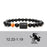Capricorn Black Obsidian Zodiac Constellation Charm Black Onyx Natural Stone Bead Bracelet For Women And Men On Sale