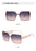 Rose Pink Classic Texture Frame Glamour Stylish Unisex UV400 Shades Square Sunglasses On Sale