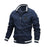Unisex Varsity Jacket – Lightweight Retro Baseball Style Coat for Men and Women In Blue On Sale
