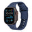 Superhero Inspired Midnight Blue Silicone Sport Straps For Apple Watch Series 49mm, 46mm, 45mm, 44mm, 42mm, 41mm, 40mm, 38mm On Sale