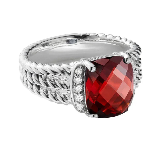 925 Sterling Silver David Yurman Style Fashion Jewelry Rings On Sale