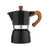 Black Aluminum Moka Espresso Coffee Pot 150ml / 300ml 3/6 Cups On Sale