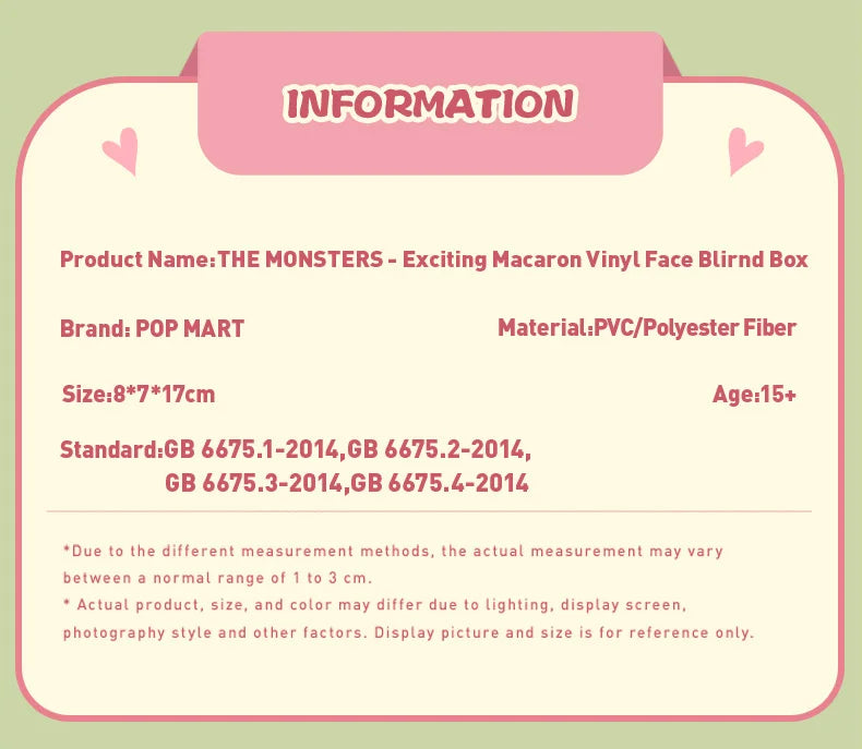 The Labubu Exciting Macaron Monsters Action Figure Plush Dolls Blind Box Collection On Sale