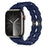 Midnight Blue Bike Chain Link Silicone Watch Band for Apple Watch Compatible Models 38mm - 49mm On Sale