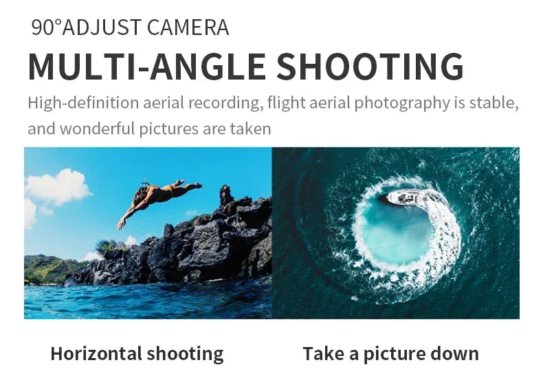 E99 Pro 4K 1080P Wide Angle HD Dual Camera GPS Drone
