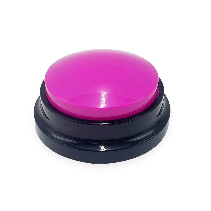 House Pet Training Communication Buzzer Rose Red Button With Playback And 30 Second Voice Recordings On Sale