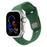 Green Irregular Shape Adjustable Silicone Sporty Watch Band Compatible with Apple Watch 38mm–49mm On Sale | Replacement Watch Band Compatible with Apple Watch Series 1–11, SE & Ultra 