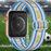 World Flag Soccer Theme Elastic Nylon Watch Band for Apple Watch Compatible Models 38mm - 49mm On Sale