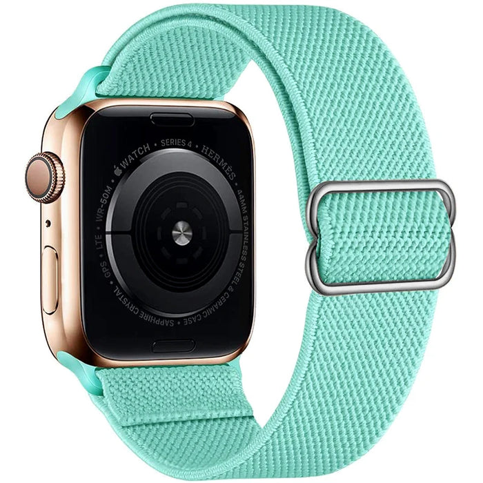 Mint Green Scrunchie Watch Strap For Apple Watch Band Series 49mm, 45mm, 44mm, 42mm, 41mm, 40mm, 38mm On Sale