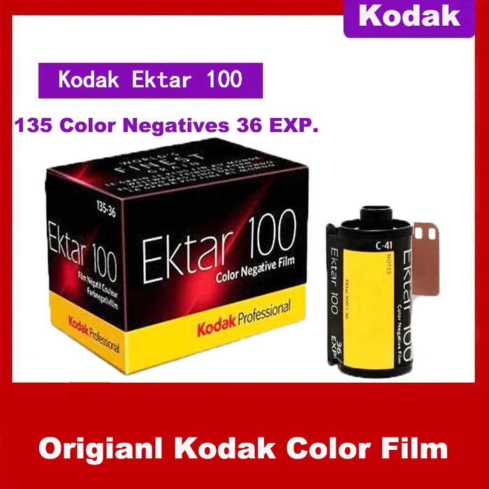 Kodak Ektar 100 Film - 135 Color Negative 35MM Rich Color Professional For 135 Film Kodak Cameras H35/ M38/ M35/ H35N On Sale