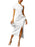 Sexy White Asymmetric One Shoulder Cocktail Party Ruched Dress On Sale
