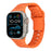 Superhero Style Orange Silicone Sport Straps For Apple Watch Series 49mm, 46mm, 45mm, 44mm, 42mm, 41mm, 40mm, 38mm On Sale