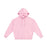 Unisex Plush Hoodie With Eye Mask Design In Pink On Sale
