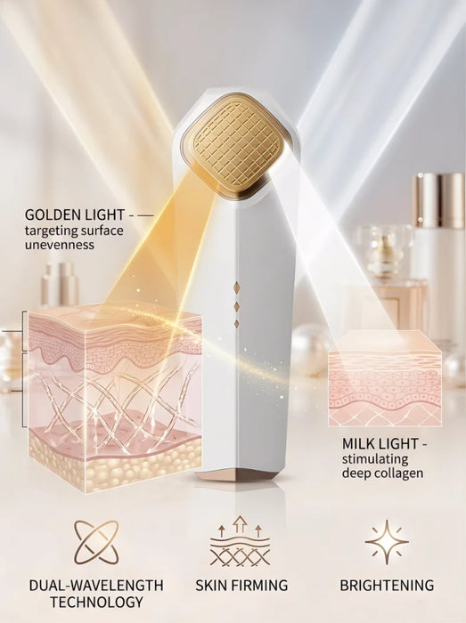 Handheld NIR Near Infrared LED Facial Skin Care Device 2-in-1 Light Therapy Beauty Tool for Skin Rejuvenation & Firming On Sale