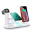White Qi-compatible Multi-device Wireless Charging Station With Smartphone, Smartwatch Holder and Earbud Charging Support On Sale
