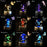 3D Crystal Glass Poke Ball Night Lights Collection Contained Inside Pokemon Characters On Sale
