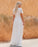 Bohemian Style Deep-V Short Sleeves Floral Lace Maxi Dress On Sale