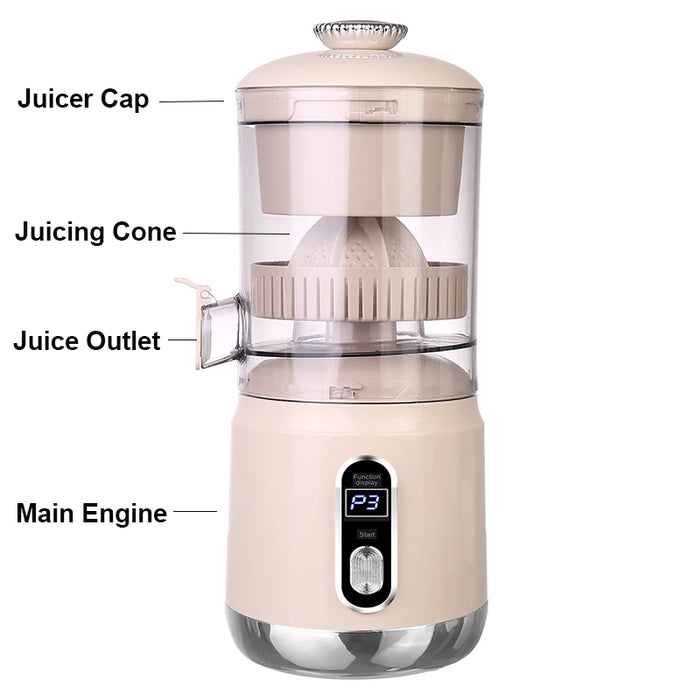 600ml Portable USB Rechargeable Automatic Fresh Juice Extractor Electric Juicer On Sale