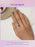 925 Sterling Silver Purple Pansy Flowers Open Rings On Sale